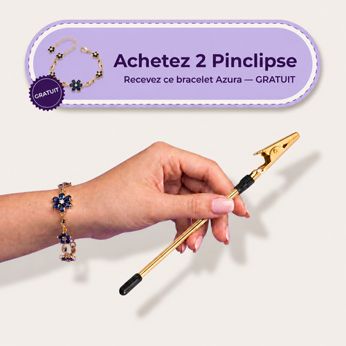 Pinclipse — Attachez votre bracelet seule en 3 secondes.